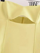 Vestido Curto Feminino sem Alças