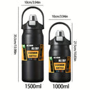 Stainless Steel Thermo Bottle 2.5L Large Capacity Thermo Water Portable 2500ml Vacuum Mug Thermos Insulated Cup 2L Tumbler 84oz