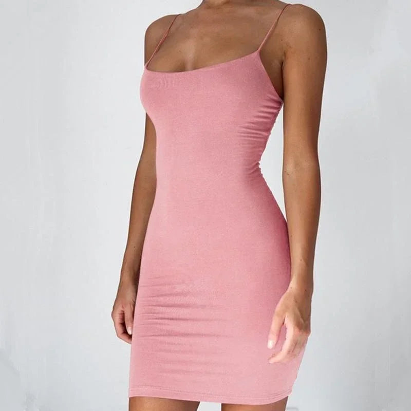 Vestido Curto de Alças