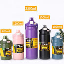 Stainless Steel Thermo Bottle 2.5L Large Capacity Thermo Water Portable 2500ml Vacuum Mug Thermos Insulated Cup 2L Tumbler 84oz