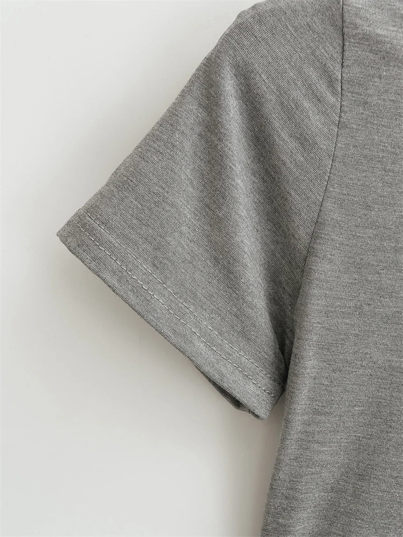 Camiseta Casual Feminina